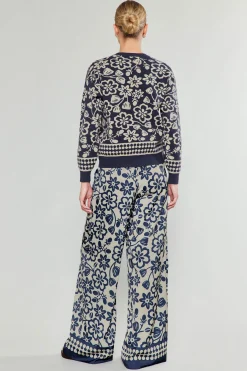 Fashion Pullover Floral Sweater Women Knitwear | Sweaters