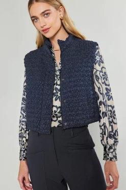 Outlet Quilted Cropped Vest Women Coats & Jackets