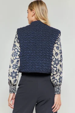 Outlet Quilted Cropped Vest Women Coats & Jackets