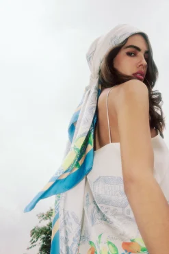 Best Recycled Signature Print Scarf Women Accessories