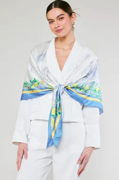 Discount Recycled Signature Print Large Scarf Women Accessories
