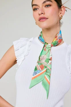 Hot Recycled Signature Print Twilly Scarf Women Accessories