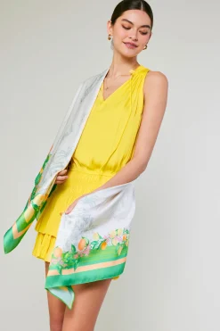 Fashion Recycled Signature Print Large Scarf Women Accessories