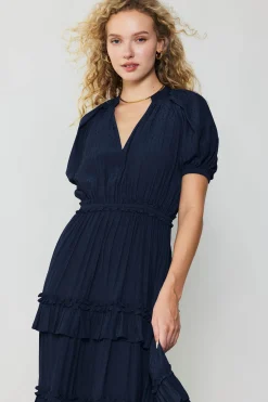 Hot Ruffled Tiered Maxi Dress Women Maxi Dresses