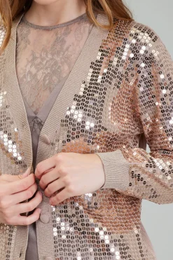 Discount Sequin Jacket Women Cardigans