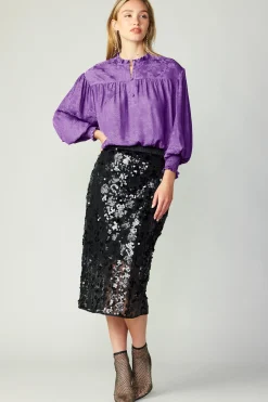 Clearance Sequin Pencil Skirt Women Skirts