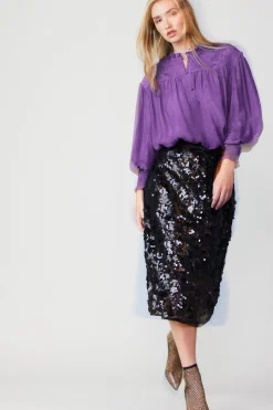 Clearance Sequin Pencil Skirt Women Skirts