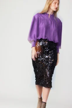 Clearance Sequin Pencil Skirt Women Skirts