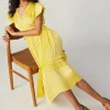 Discount Sereia Pleated Midi Dress Women Midi Dresses