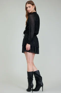 Clearance Shimmering Mini Dress Women Mini Dresses