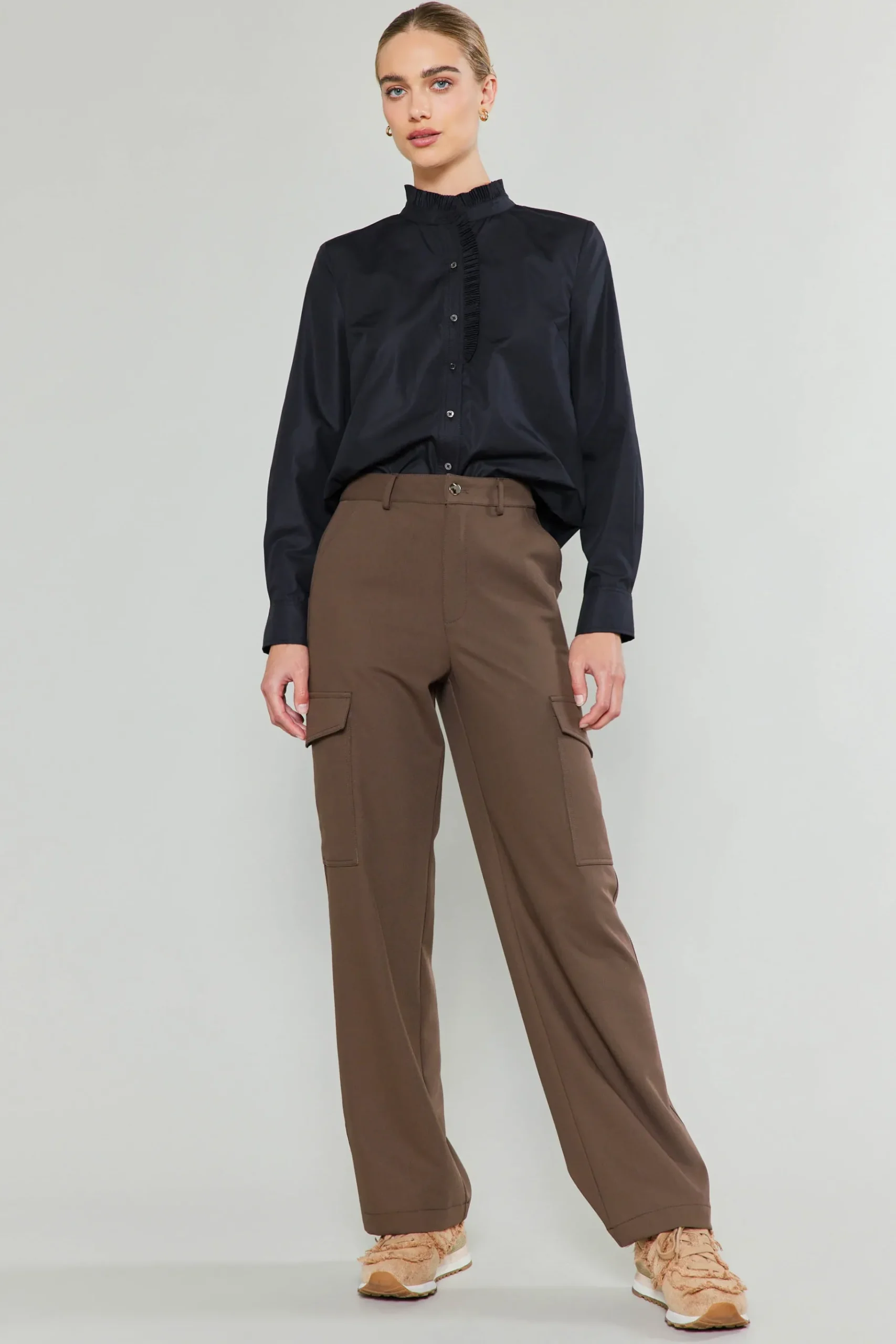 Discount Side Pocket Pants Women Pants