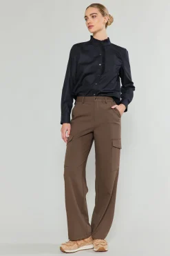 Discount Side Pocket Pants Women Pants