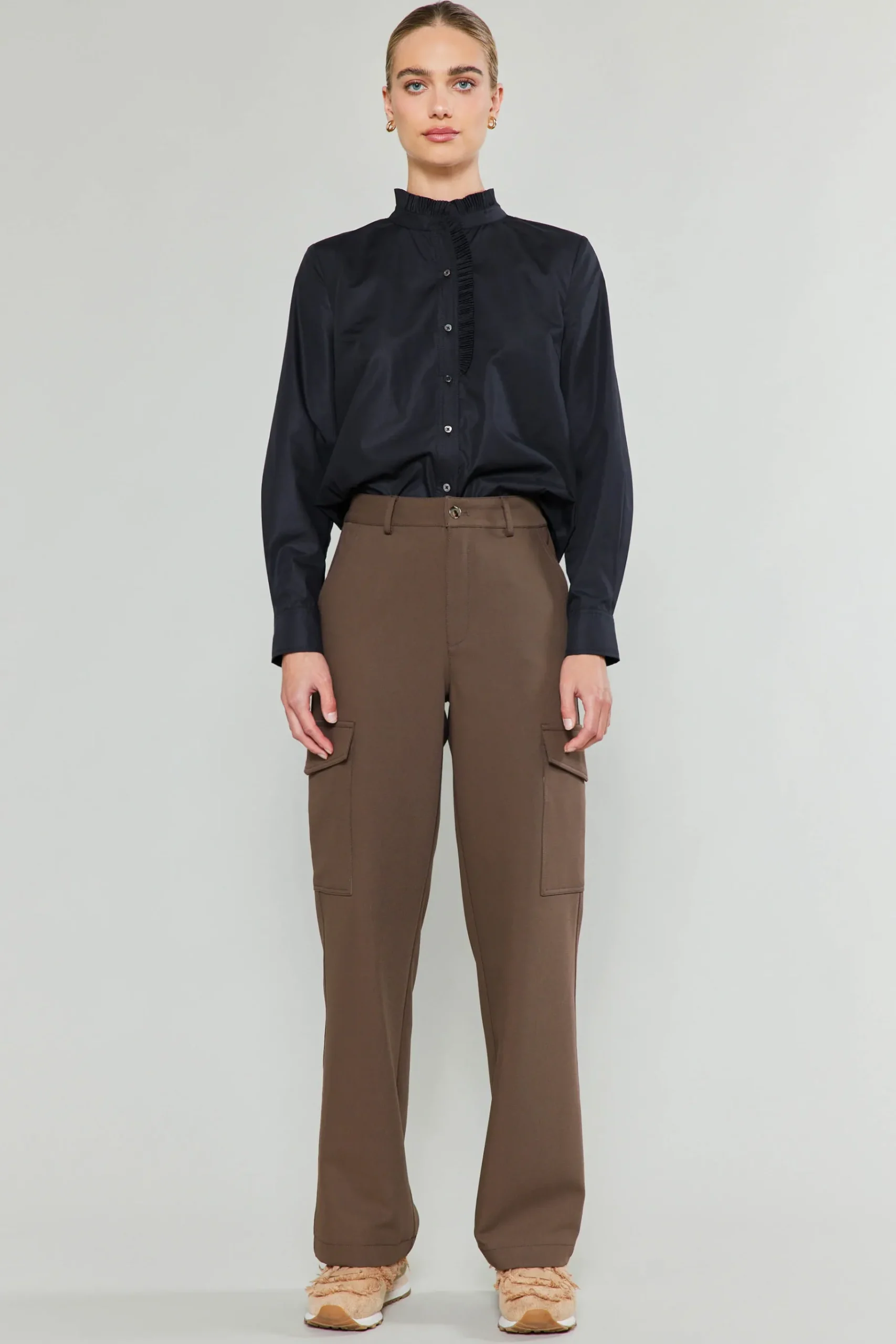 Discount Side Pocket Pants Women Pants