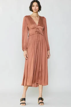 Outlet Sidonie Pleated Maxi Dress Women Maxi Dresses