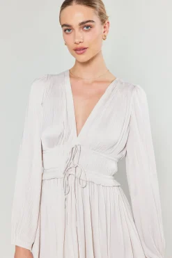 Clearance Sidonie Pleated Maxi Dress Women Maxi Dresses