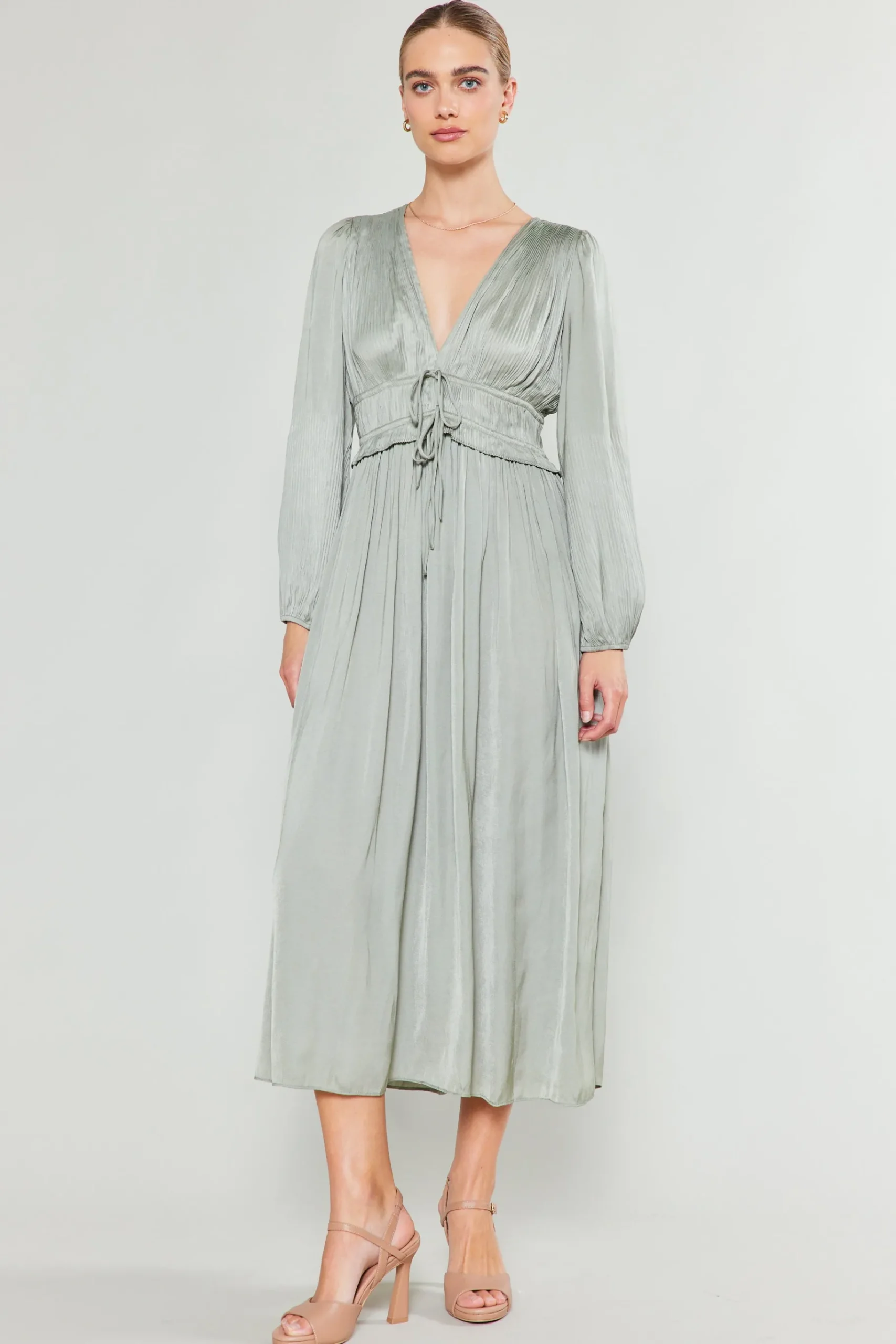 Outlet Sidonie Pleated Maxi Dress Women Maxi Dresses