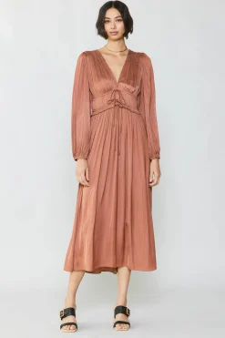 Outlet Sidonie Pleated Maxi Dress Women Maxi Dresses