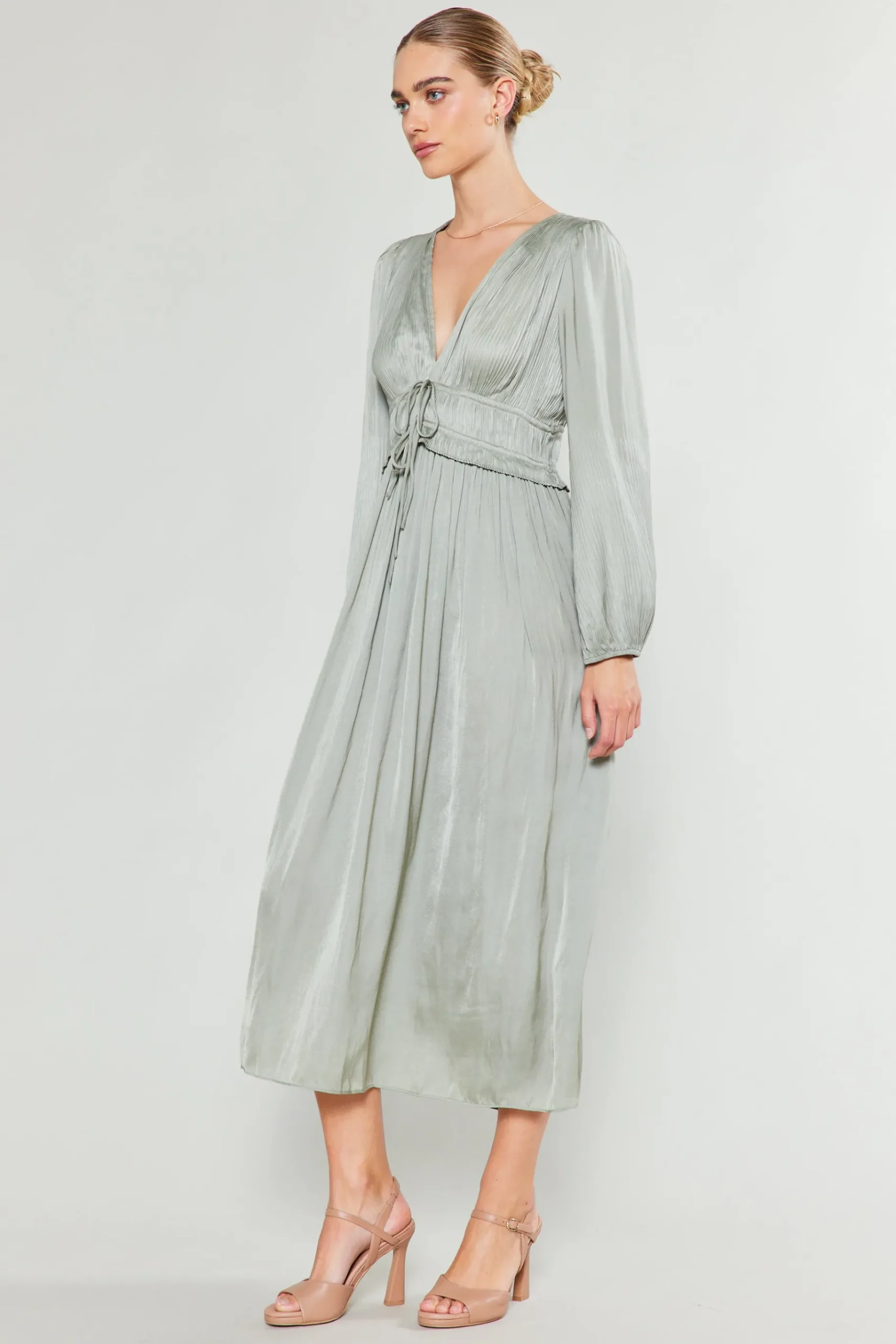 Outlet Sidonie Pleated Maxi Dress Women Maxi Dresses
