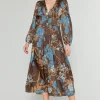 Outlet Sidonie Pleated Midi Dress Women Midi Dresses