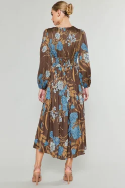 Outlet Sidonie Pleated Midi Dress Women Midi Dresses