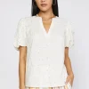Best Smocked Sleeve Top Women Short Sleeve Tops