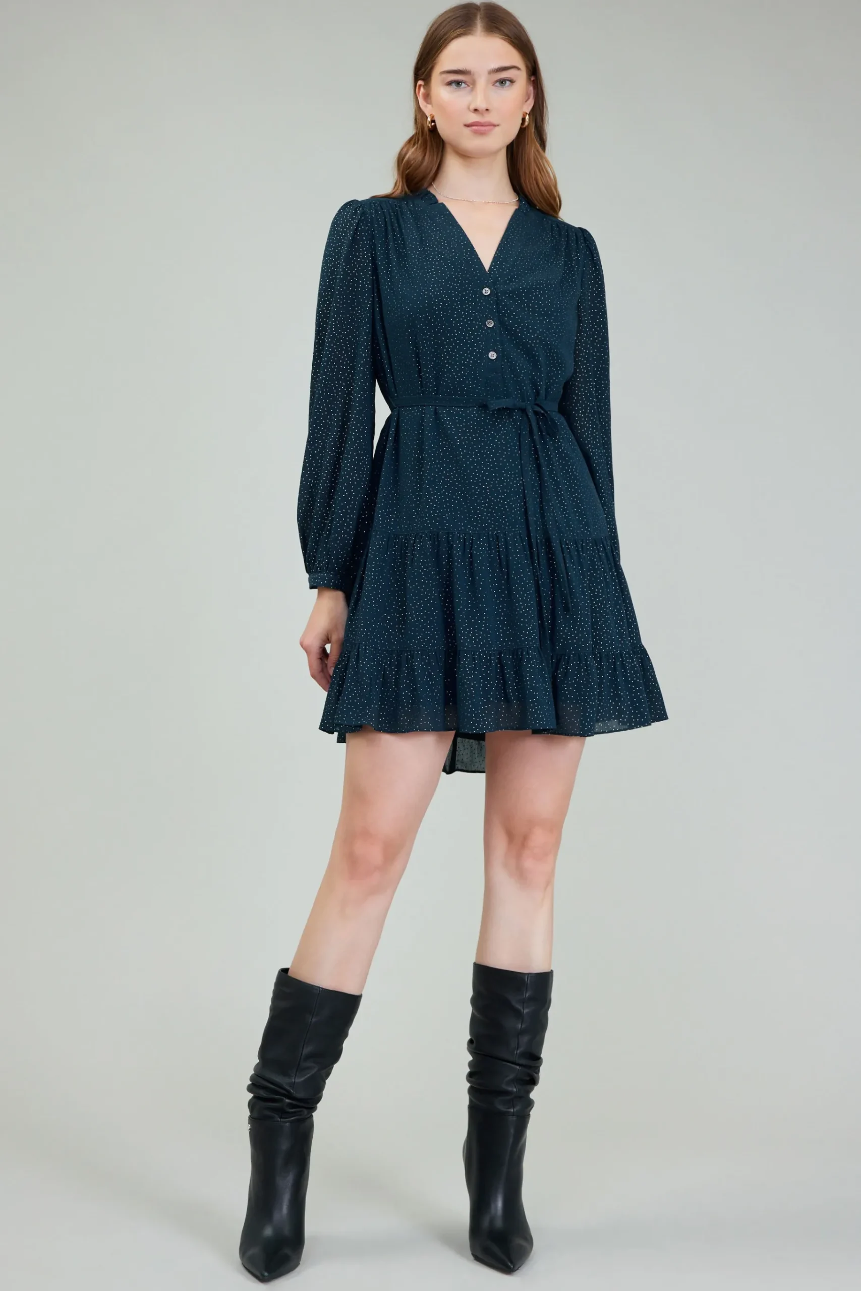 New Sparkle Mini Dress Women Mini Dresses
