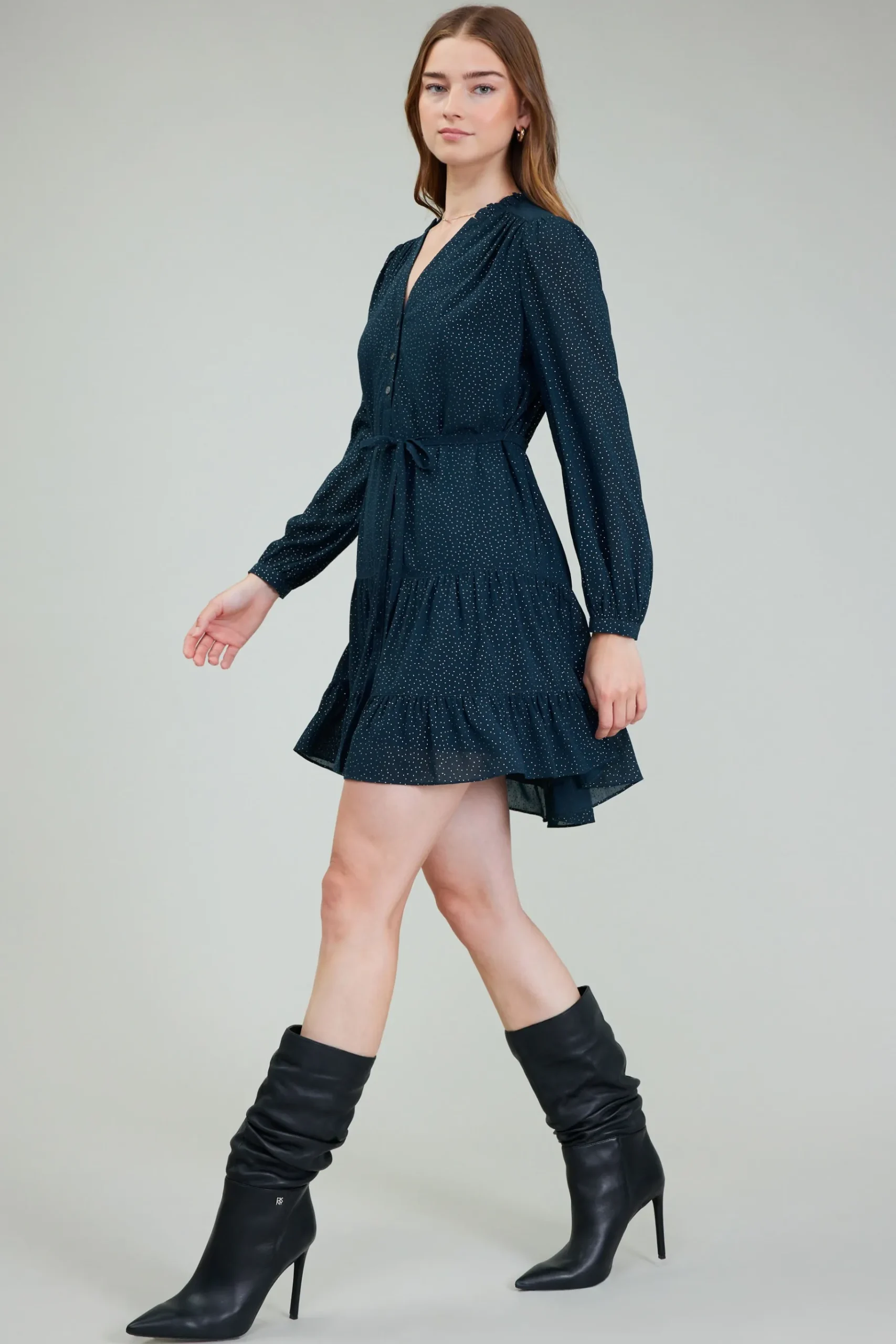 New Sparkle Mini Dress Women Mini Dresses
