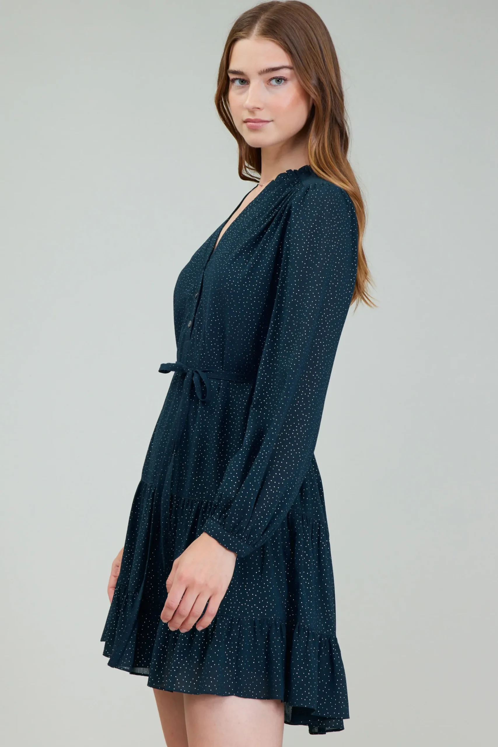 New Sparkle Mini Dress Women Mini Dresses