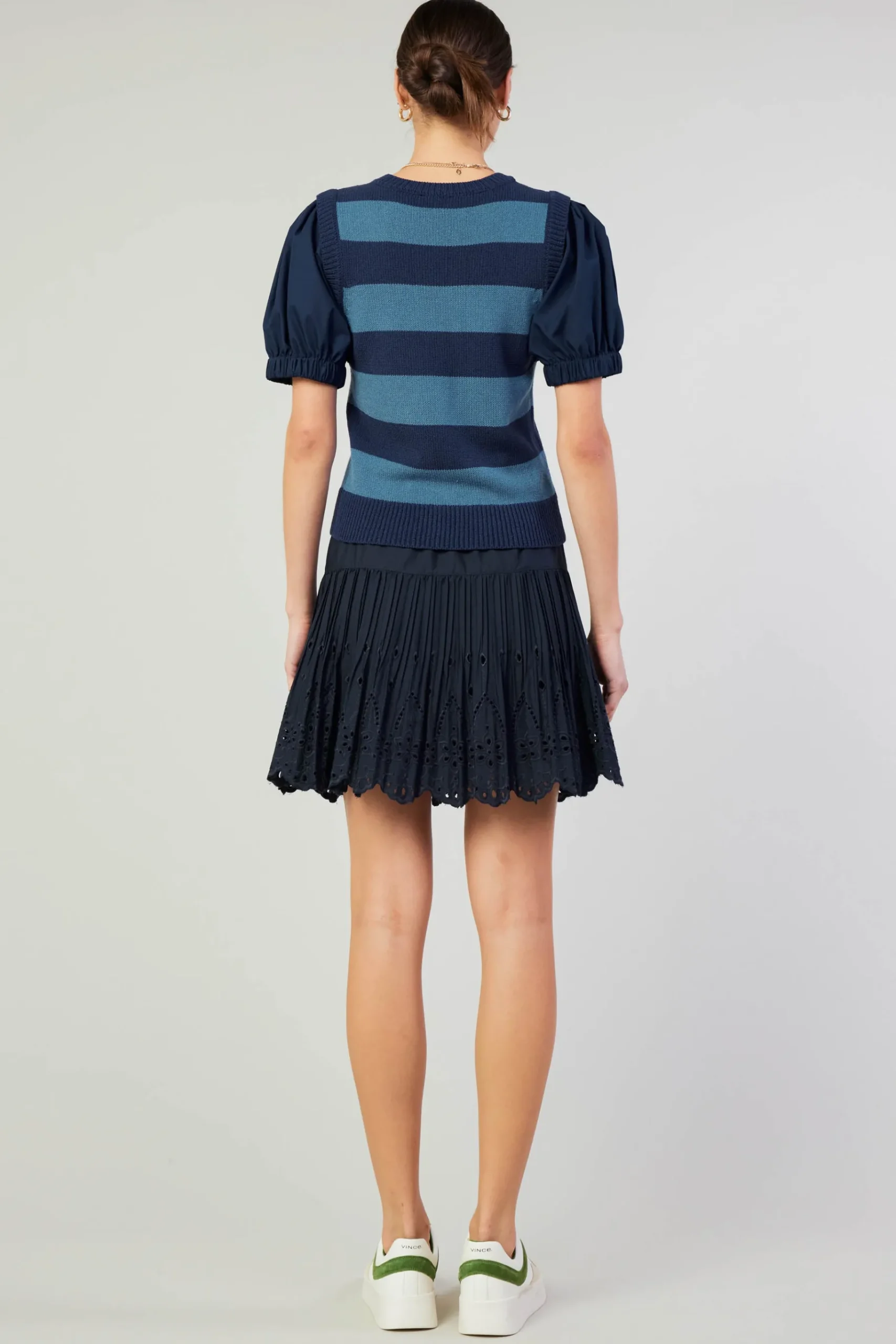 Clearance Striped Sweater Top Women Knitwear | Short Sleeve Tops