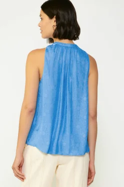 Clearance Sunburst Halter Top Women Sleeveless Tops