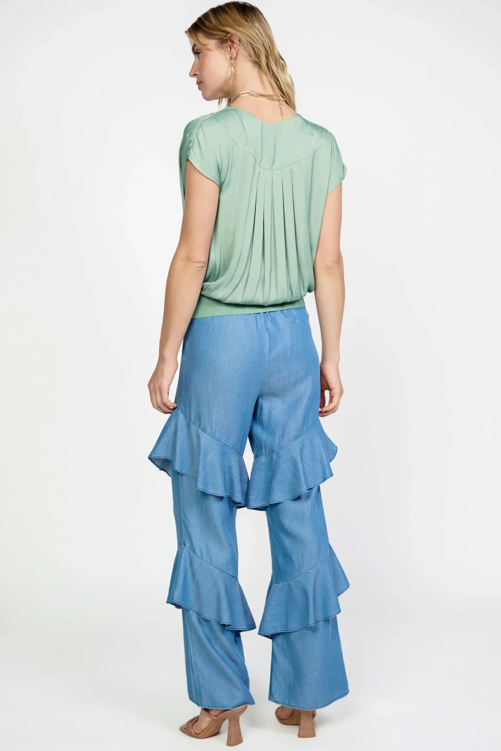 Online Surplice Sleeveless Blouse Women Sleeveless Tops | Short Sleeve Tops