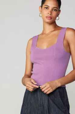 Best Sweetheart Knit Tank Top Women Knitwear | Sleeveless Tops