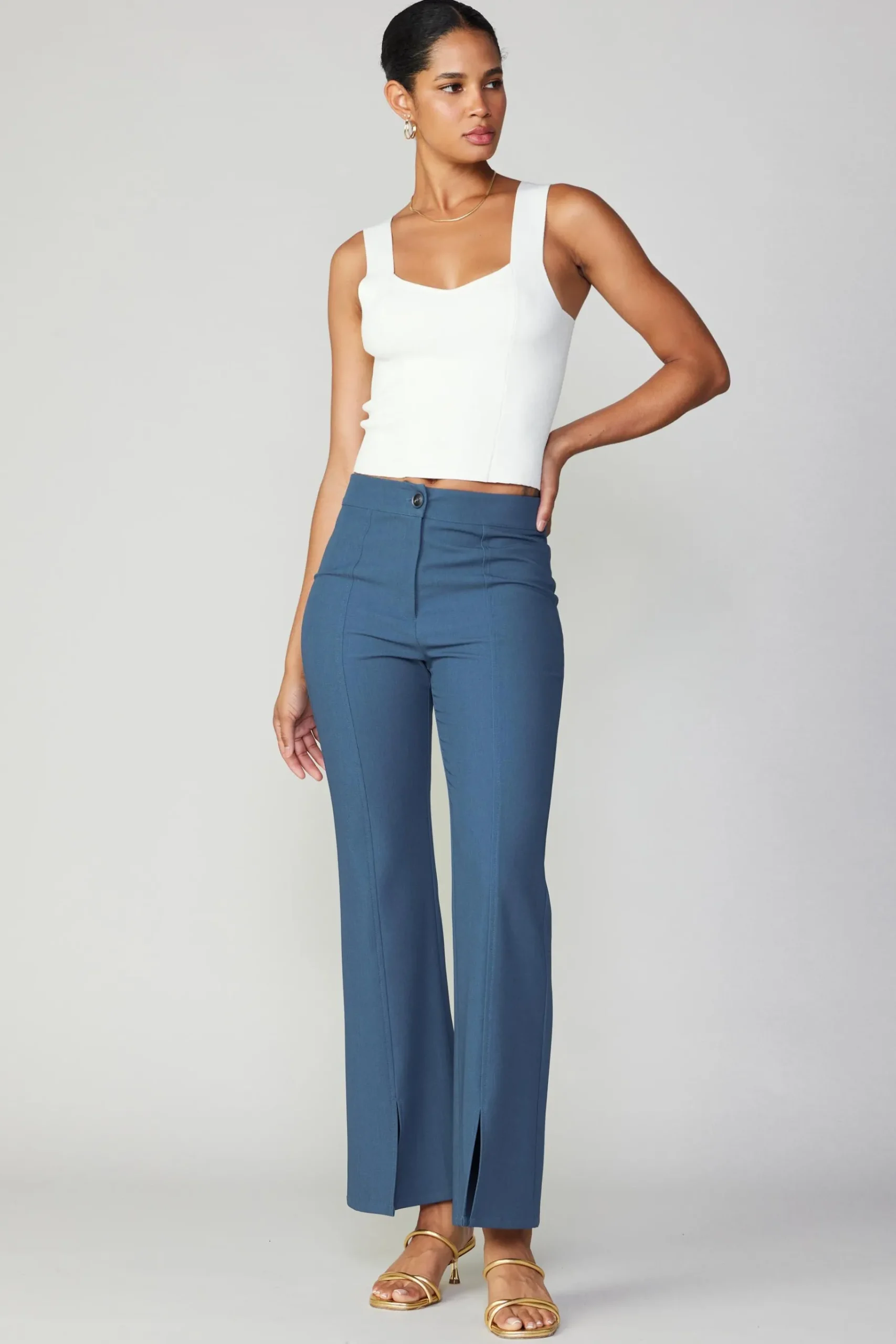Outlet Sweetheart Knit Tank Top Women Sleeveless Tops | Sweaters