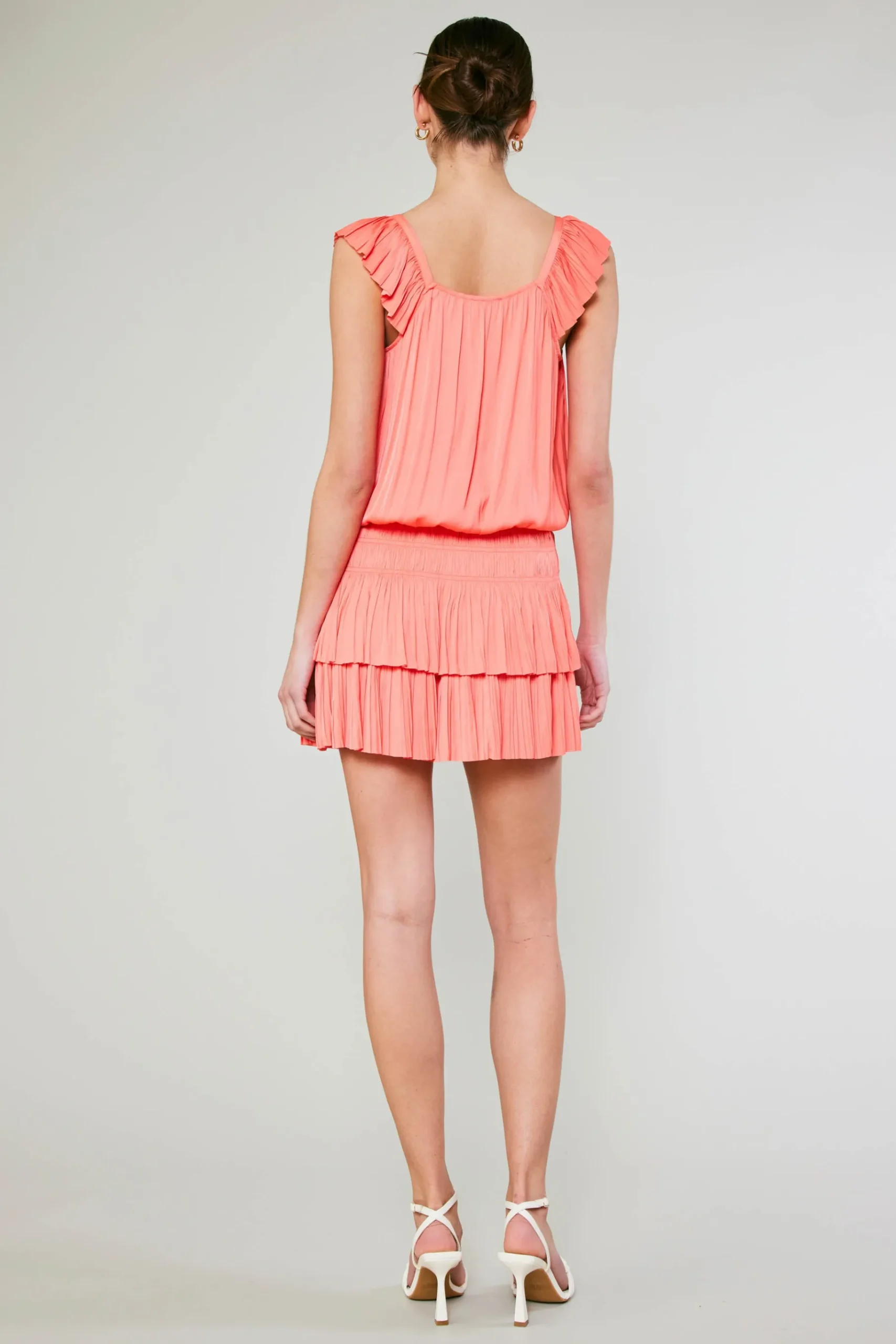 Fashion Sweetheart Smocked Mini Dress Women Mini Dresses