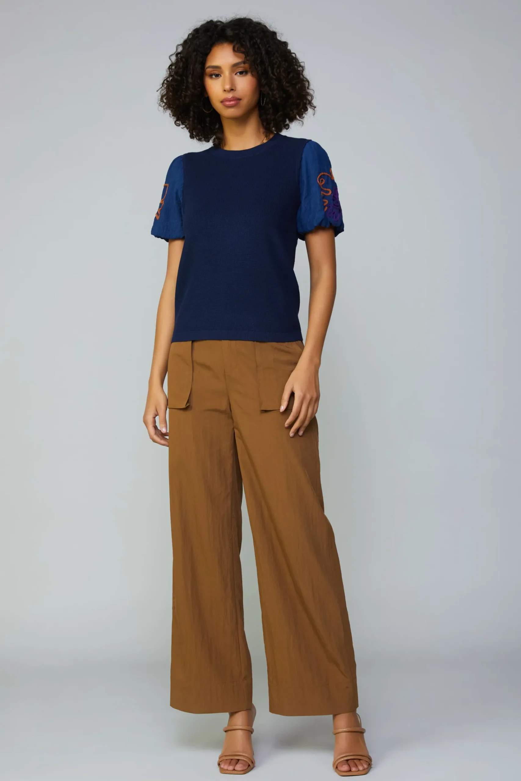 Online Texture Stitch Sweater Top Women Sweaters