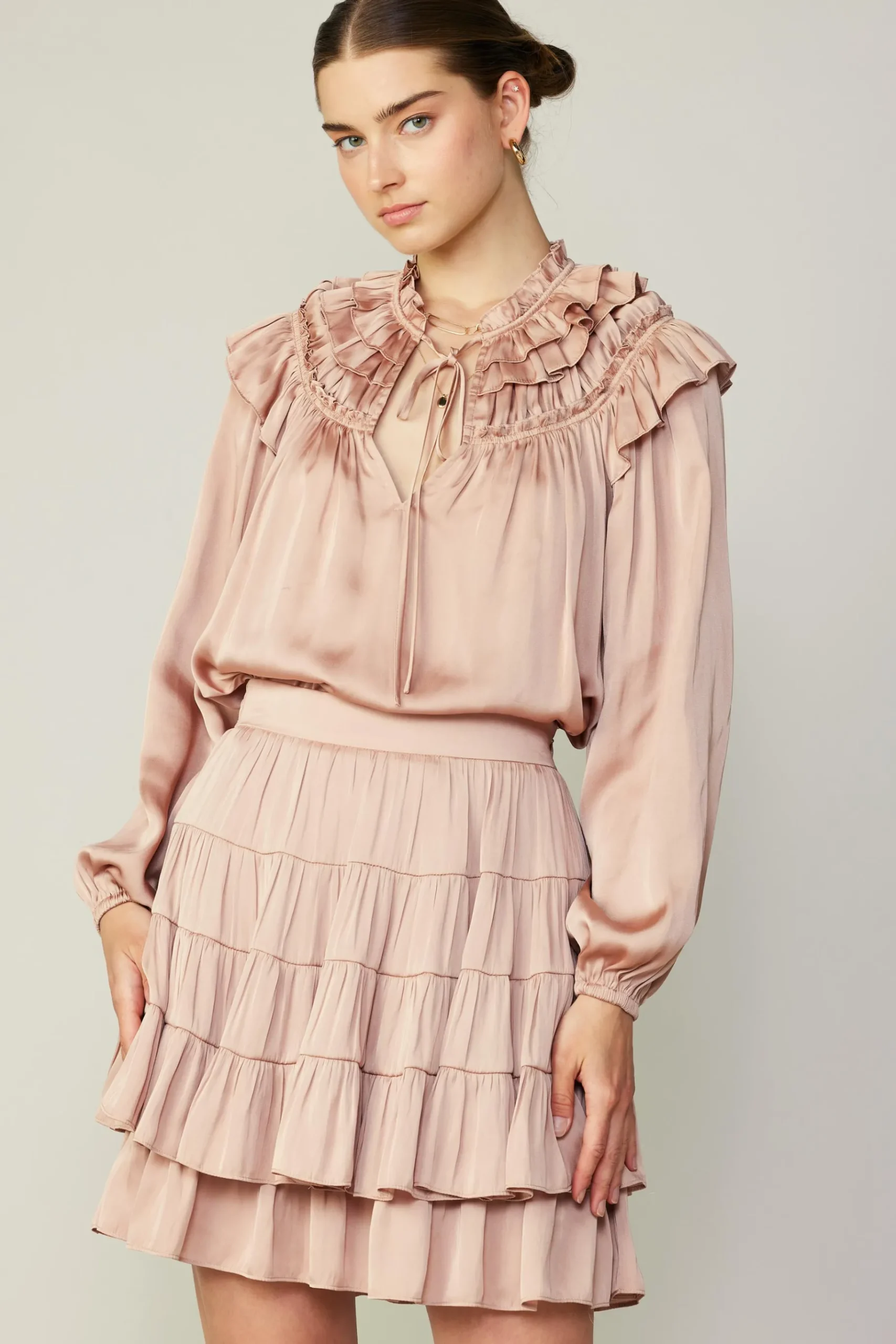 Fashion Tiered Mini Skirt Women Skirts