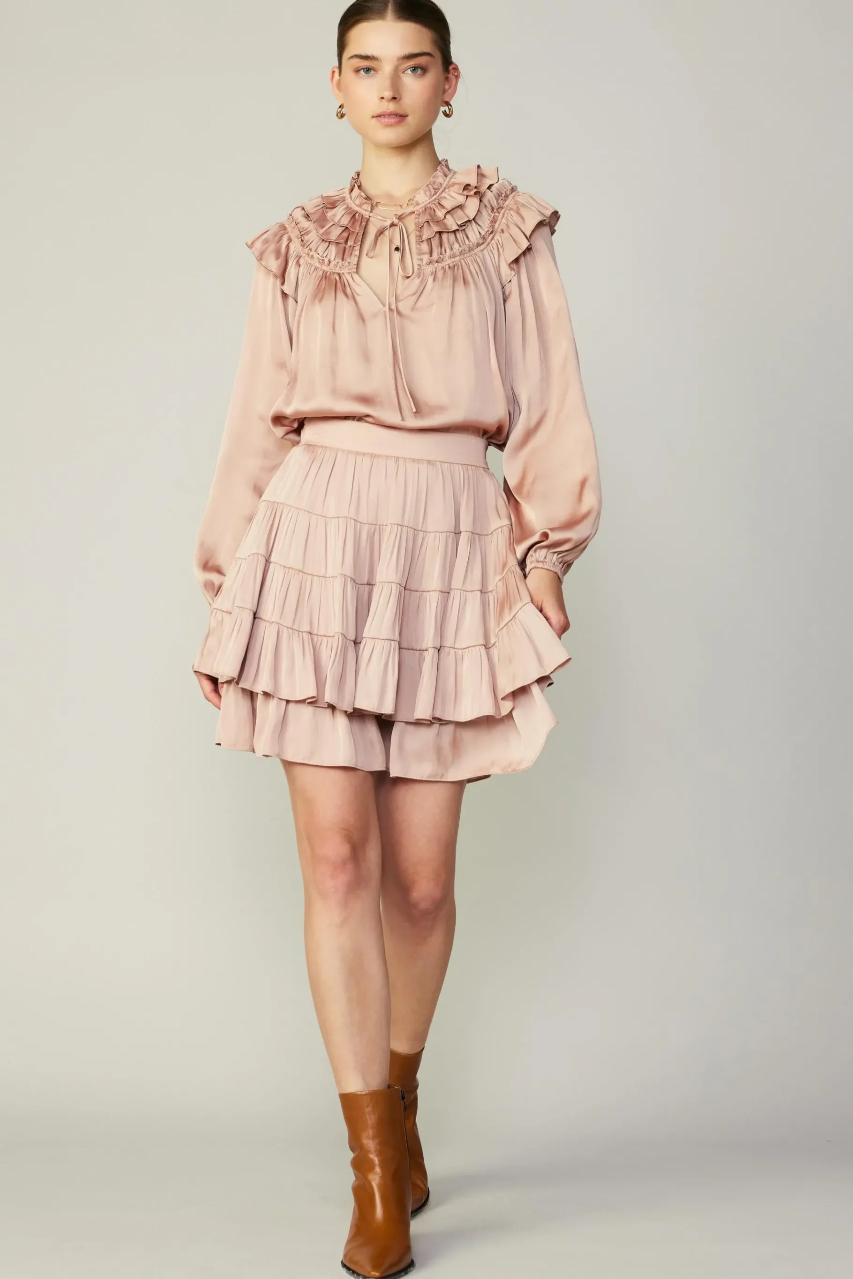 Fashion Tiered Mini Skirt Women Skirts
