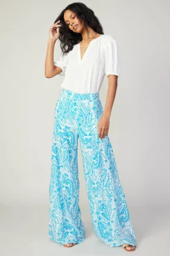 Outlet Tiered Wide Leg Pants Women Pants