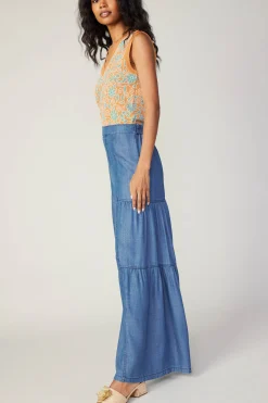 Clearance Tiered Wide Leg Pants Women Pants