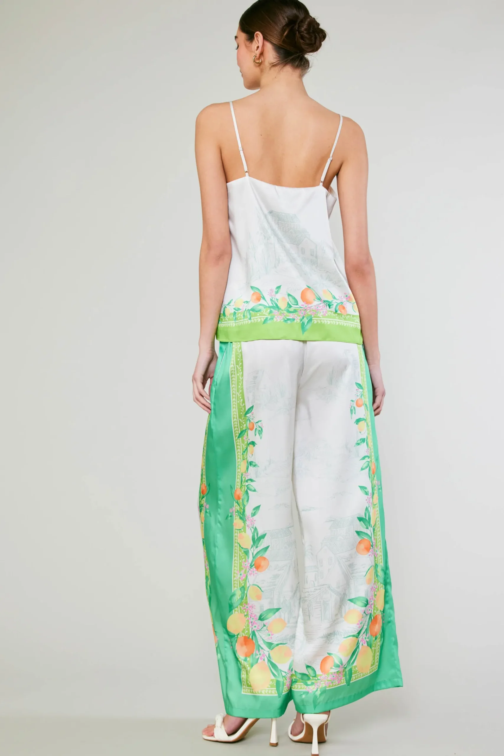 Sale Tuscan Citrus Cami Women Sleeveless Tops