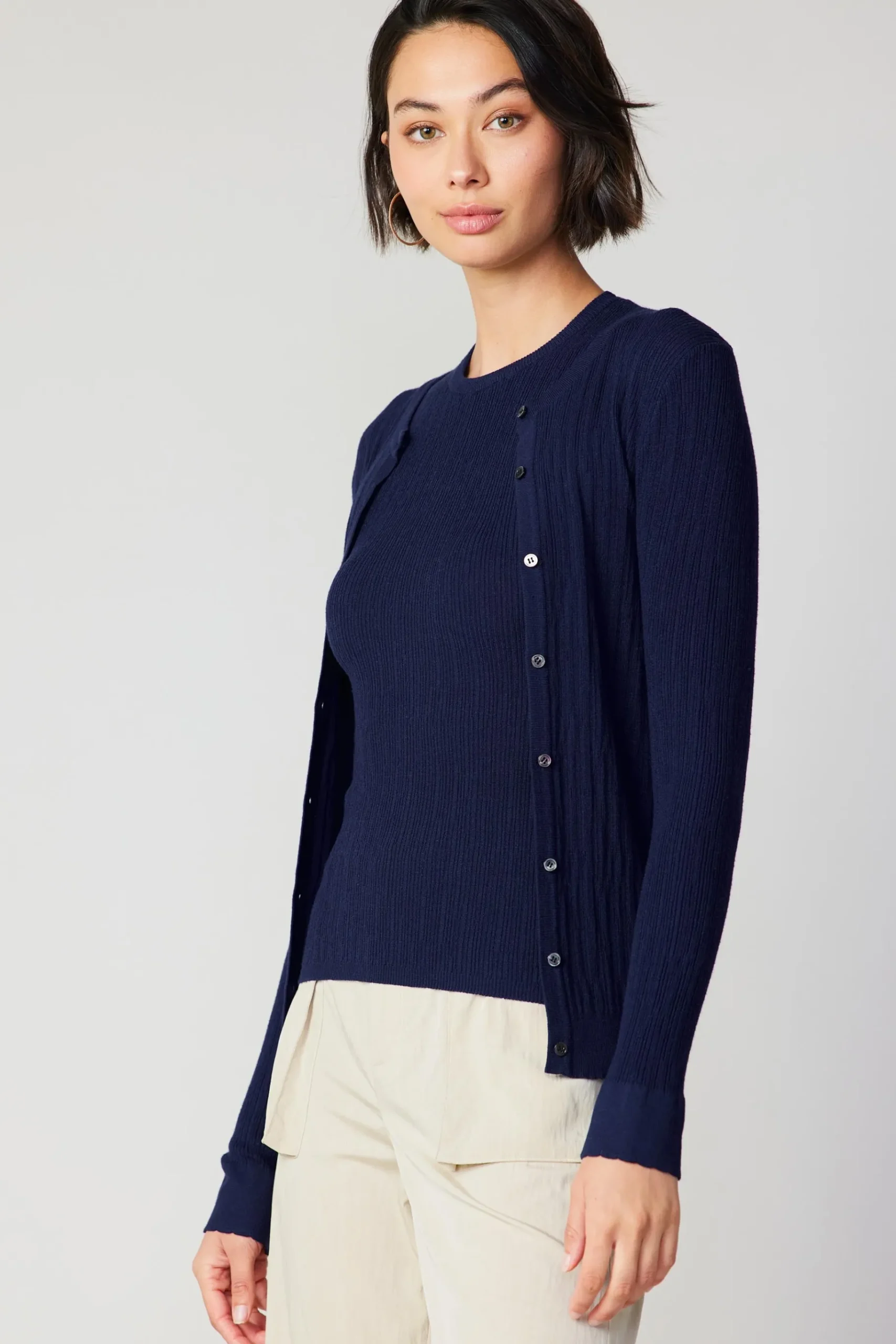 Outlet Two Piece Cardigan Set Women Cardigans