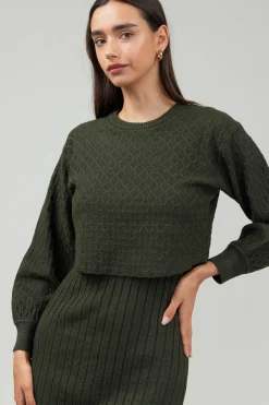Clearance Two Piece Sweater Dress Women Knitwear | Midi Dresses