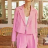 Online Welt Pocket Cropped Blazer Women Coats & Jackets