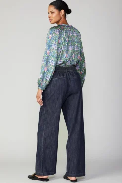 Clearance Wide Leg Denim Pants Women Pants