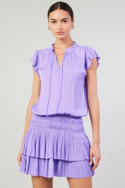 Fashion Zoey Pleated Mini Dress Women Mini Dresses
