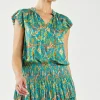 New Zoey Pleated Mini Dress Women Mini Dresses