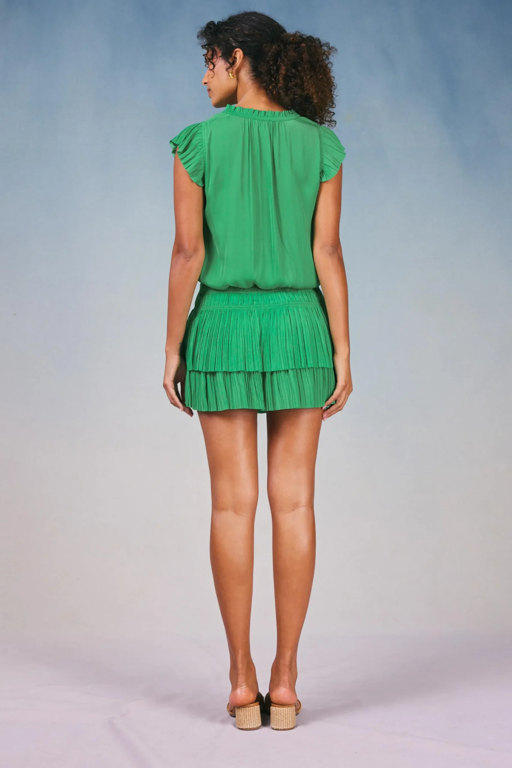 Best Zoey Pleated Mini Dress Women Mini Dresses